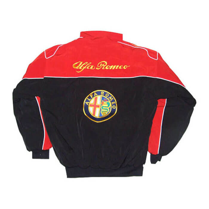 Alfa Romeo Racing Jacket Red and Black back