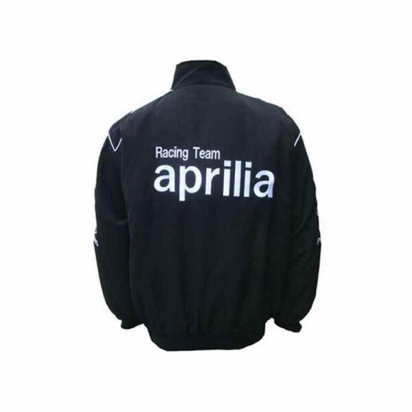 Aprilia Racing Team Black Embroidered Jacket