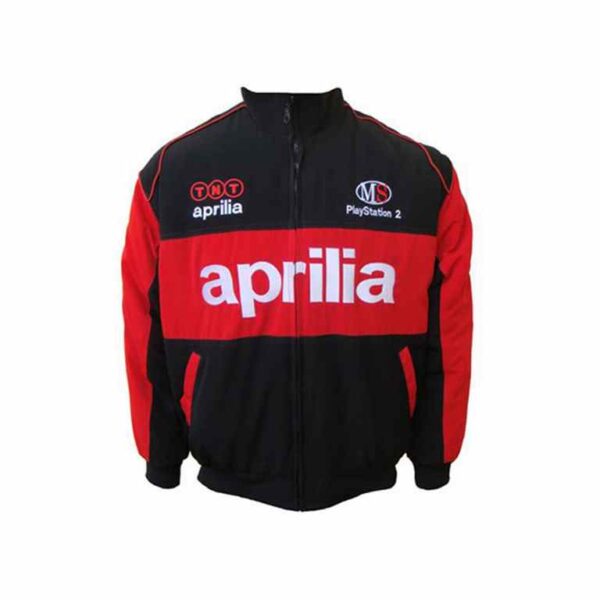 Aprilia TNT MS Black and Red Racing Jacket