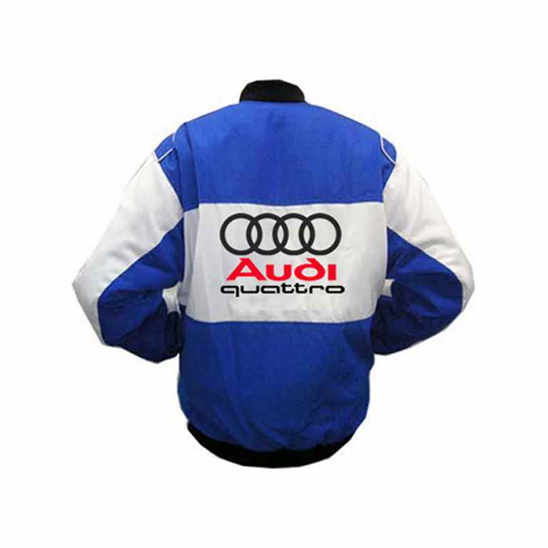 Audi Quattro Blue & White Racing Jacket