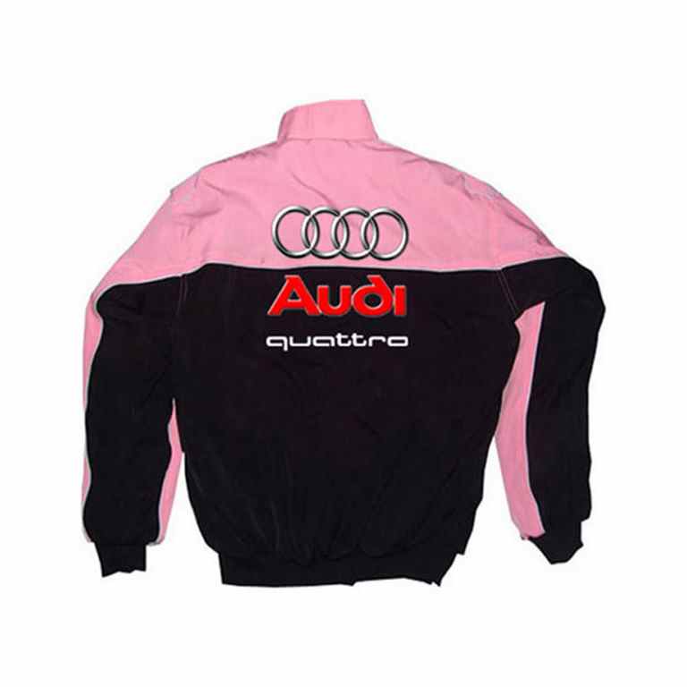 Audi Quattro Racing Jacket Pink and Black