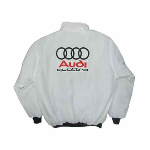 Audi Quattro Racing Jacket White