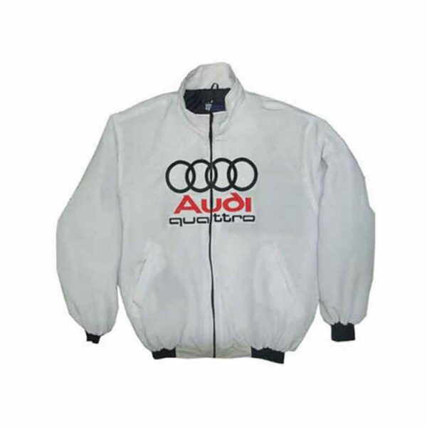 Audi Quattro Racing Jacket White