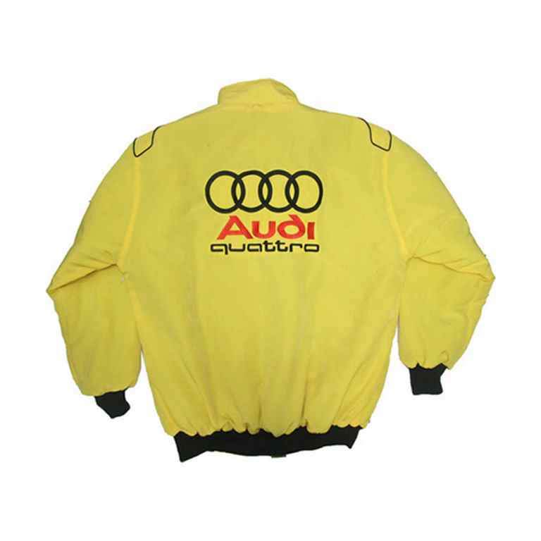 Audi Quattro Racing Jacket Yellow