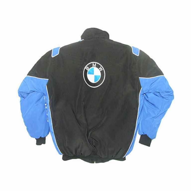 BMW RBS HP Racing Jacket Black and Royal Blue