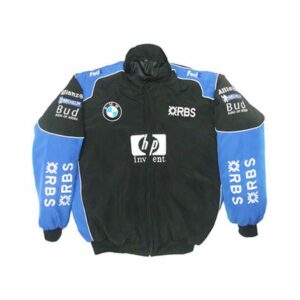 BMW RBS HP Racing Jacket Black and Royal Blue