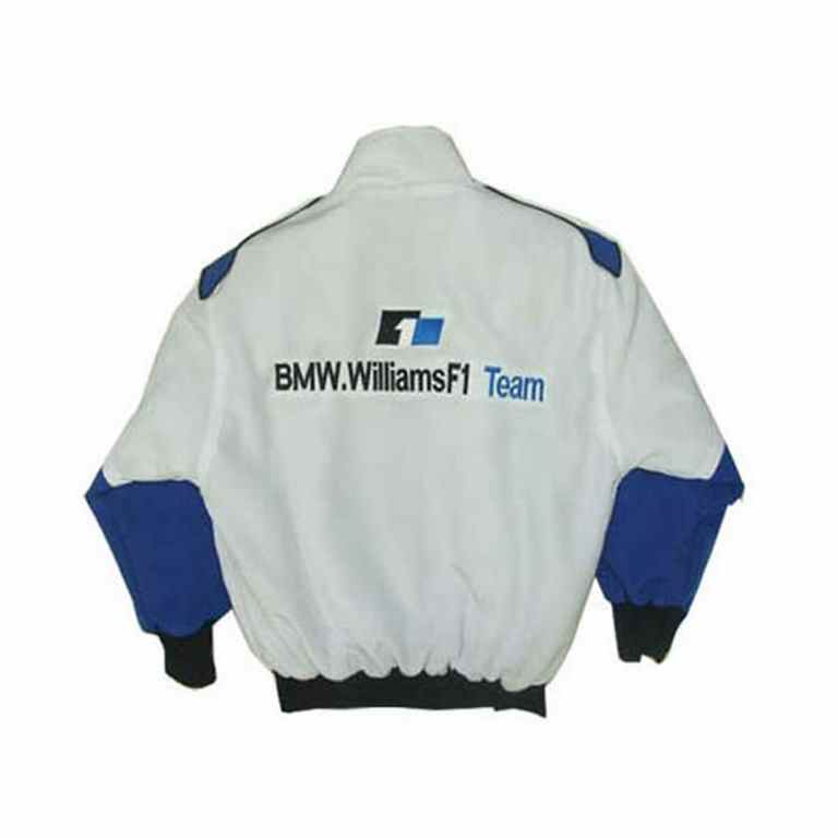 BMW RBS Racing Jacket White and Royal Blue