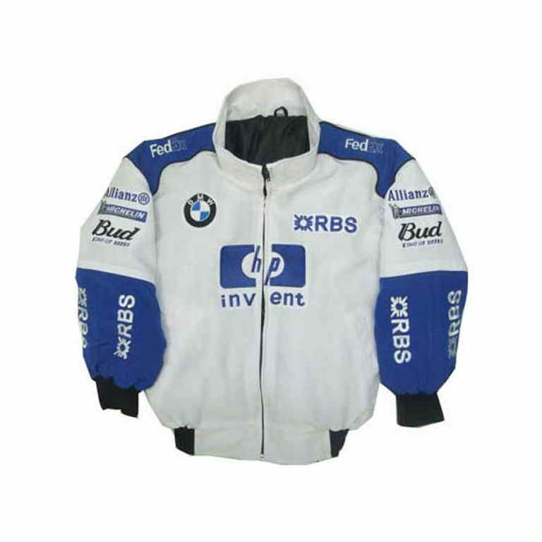 BMW RBS Racing Jacket White and Royal Blue – Jackets and Shirts