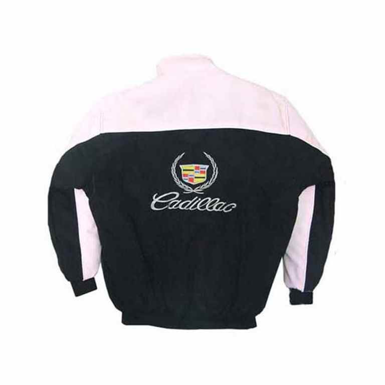 Cadillac Racing Jacket Light Pink and Black