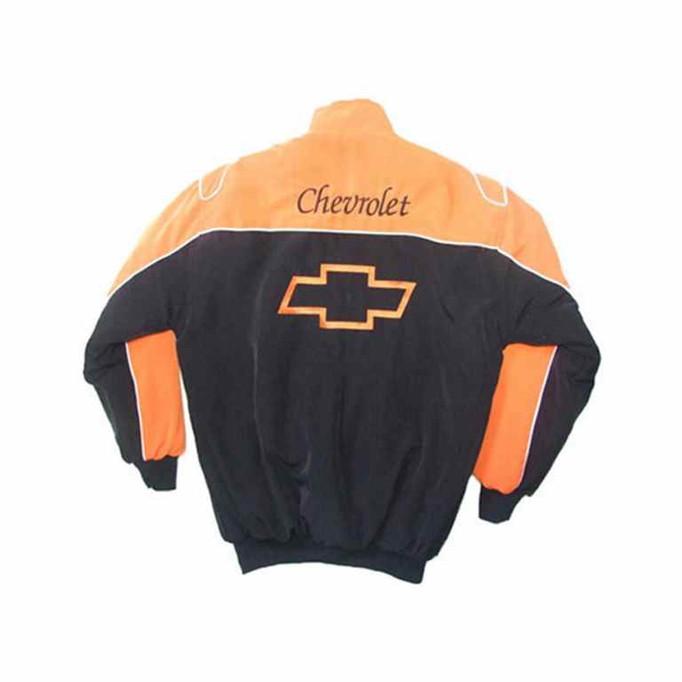 Chevrolet Camaro Racing Jacket Orange and Black