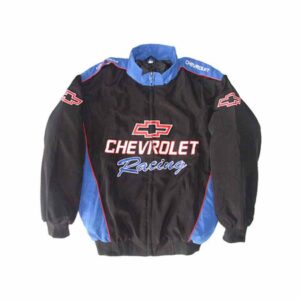 Chevrolet Racing Black and Blue Jacket