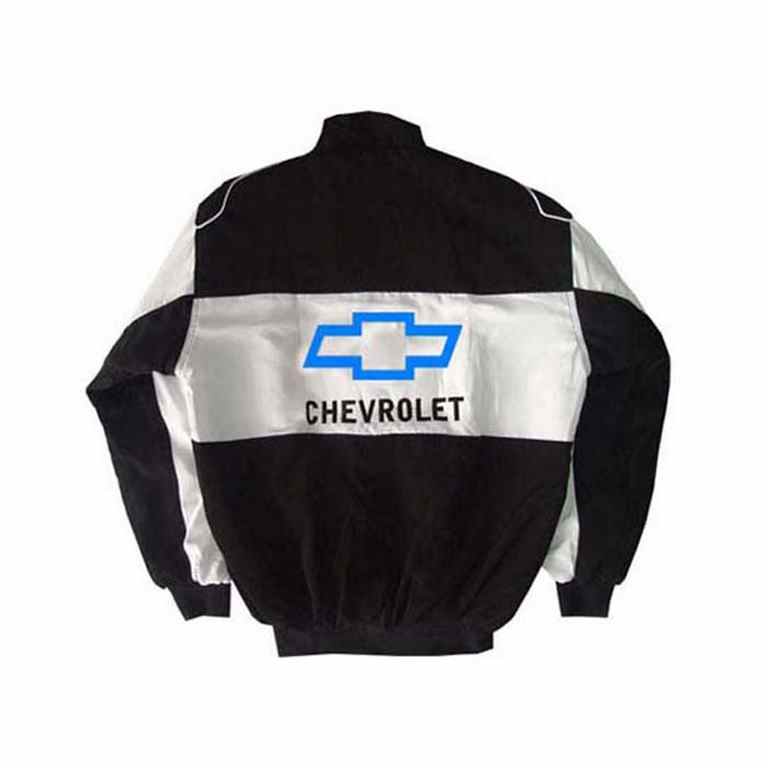 Chevrolet Racing Jacket Black and White