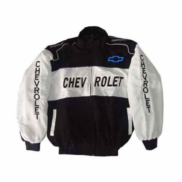 Chevrolet Racing Jacket Black and White