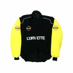 Corvette Black & Yellow Racing Jacket