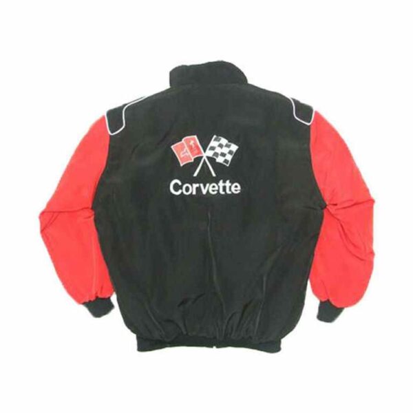 Corvette C2 Racing Jacket Black and Red