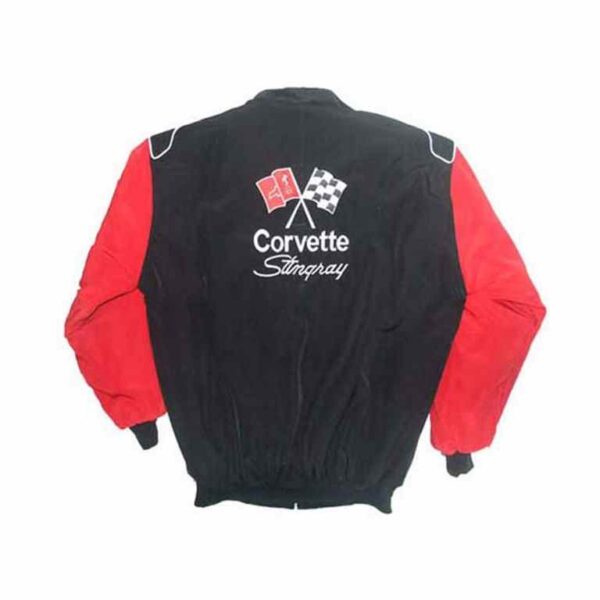 Corvette C3 Stingray Black & Red Racing Jacket Coat