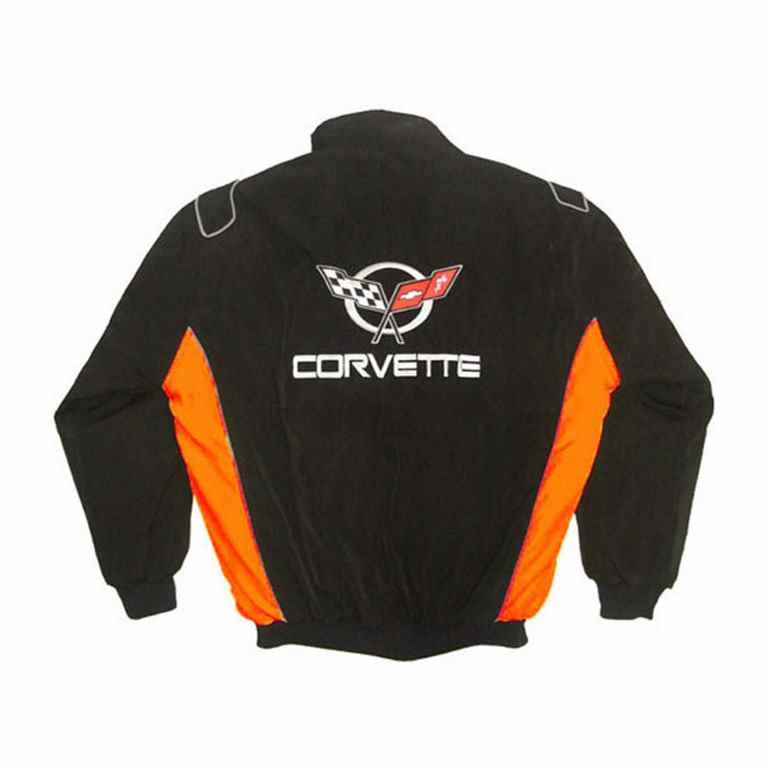 Corvette C5 Black and Orange Racing Jacket