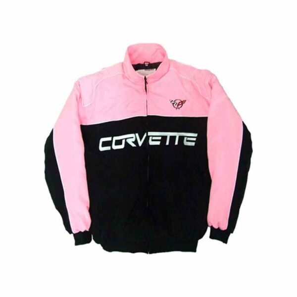 Corvette Pink & Black Racing Jacket