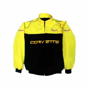 Corvette Yellow and Black Racing Jacket