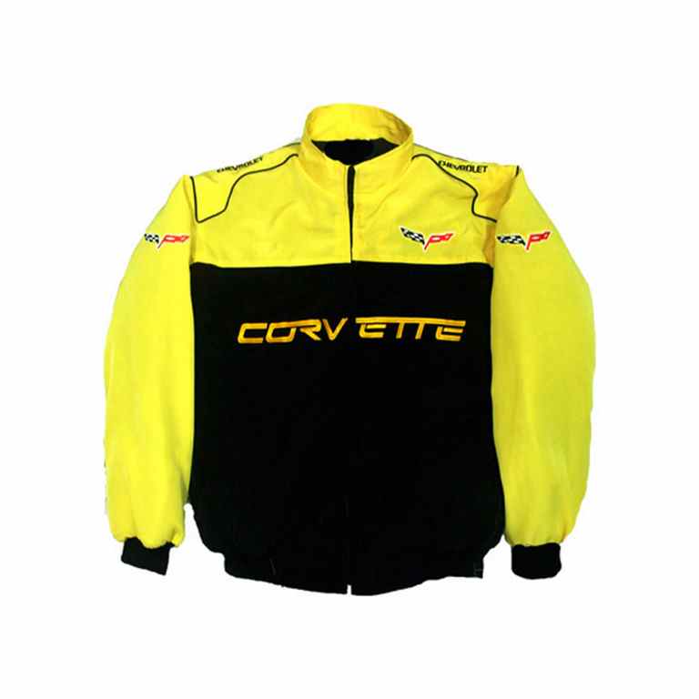 Corvette Yellow and Black Racing Jacket – Jackets and Shirts