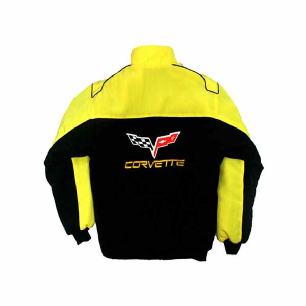 Corvette Yellow and Black Racing Jacket