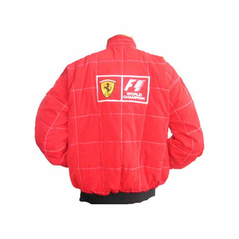 Ferrari F1 red & White quilted