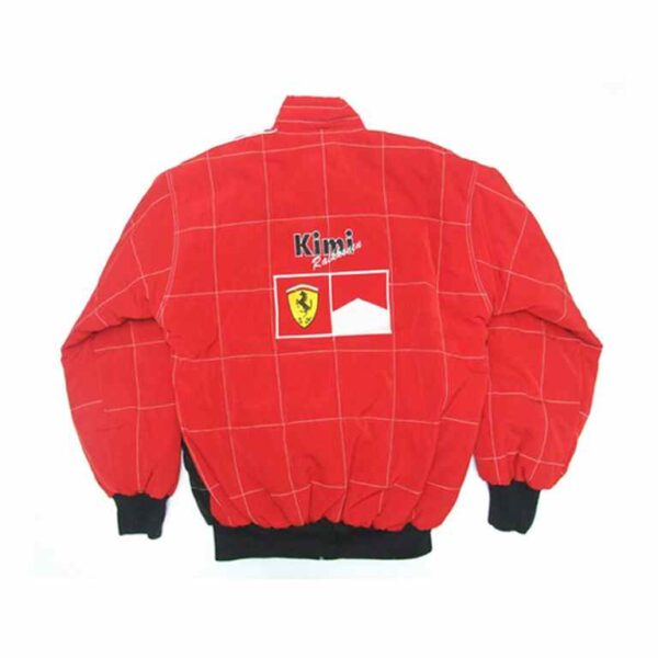 Ferrari Kimi Racing Red & Black Jacket