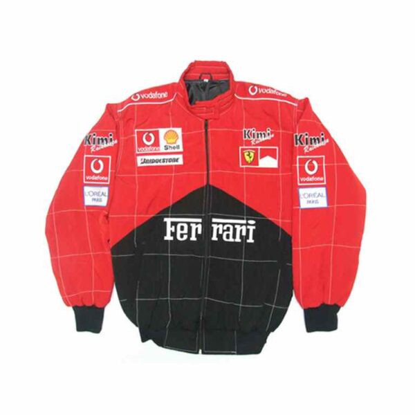 Ferrari Kimi Racing Red & Black Jacket