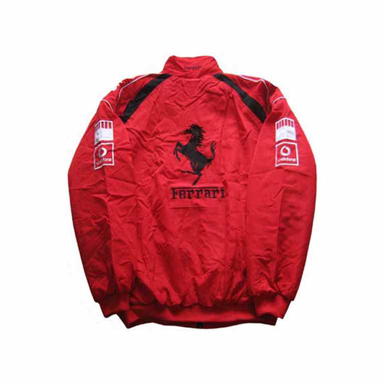 Ferrari Racing F1 Jacket Red with White Trim