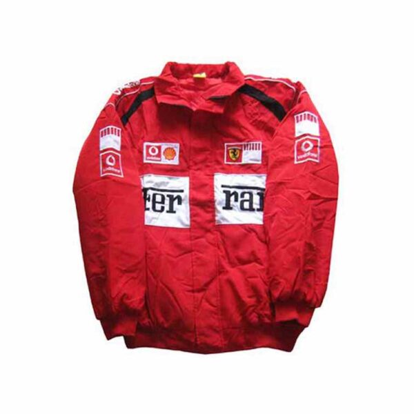 Ferrari Racing F1 Jacket Red with White Trim