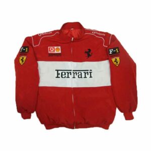 Ferrari Racing Jacket Red and White