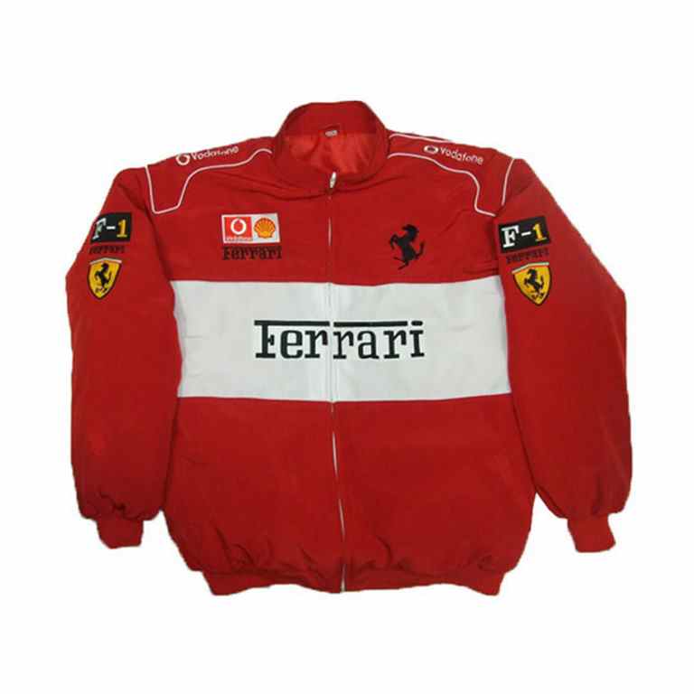 Ferrari Racing Jacket Red and White – Jackets and Shirts