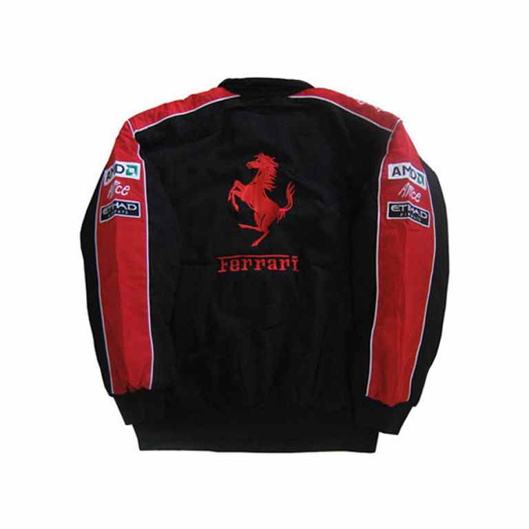 Ferrari Racing Team Jacket Red and Black