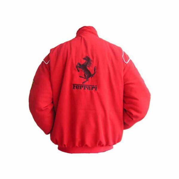 Ferrari all Red New Racing Jacket