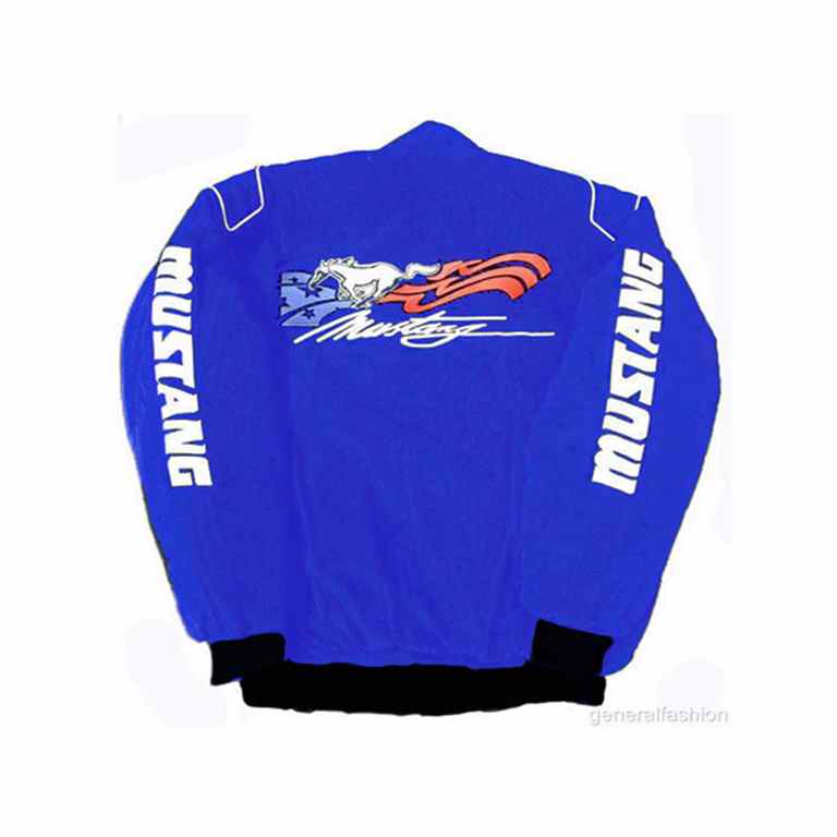 Ford Mustang Royal Blue Racing Jacket