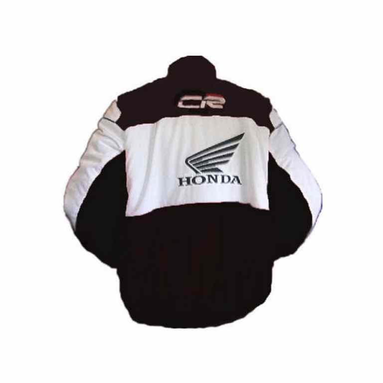 Honda CR Racing Jacket Black and White