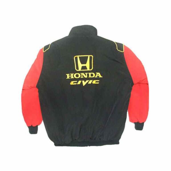 Honda Civic Racing Jacket Black and Red