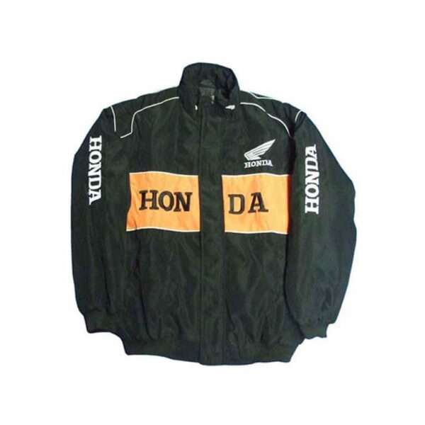 Honda Orange Black Racing Jacket