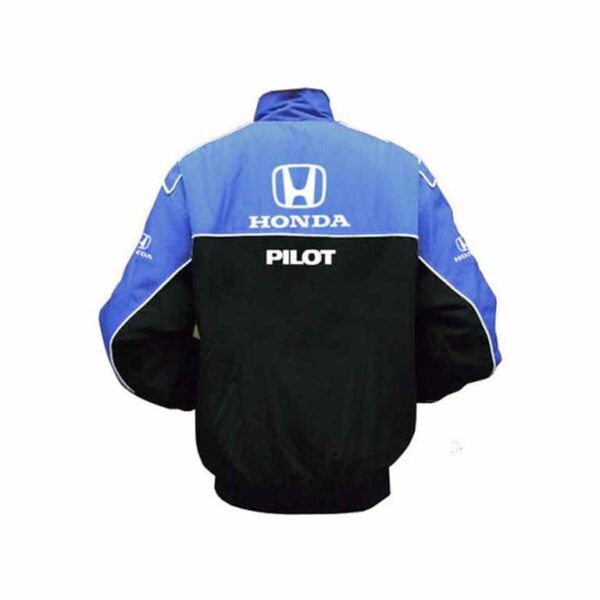 Honda Pilot Blue & Black Racing Jacket