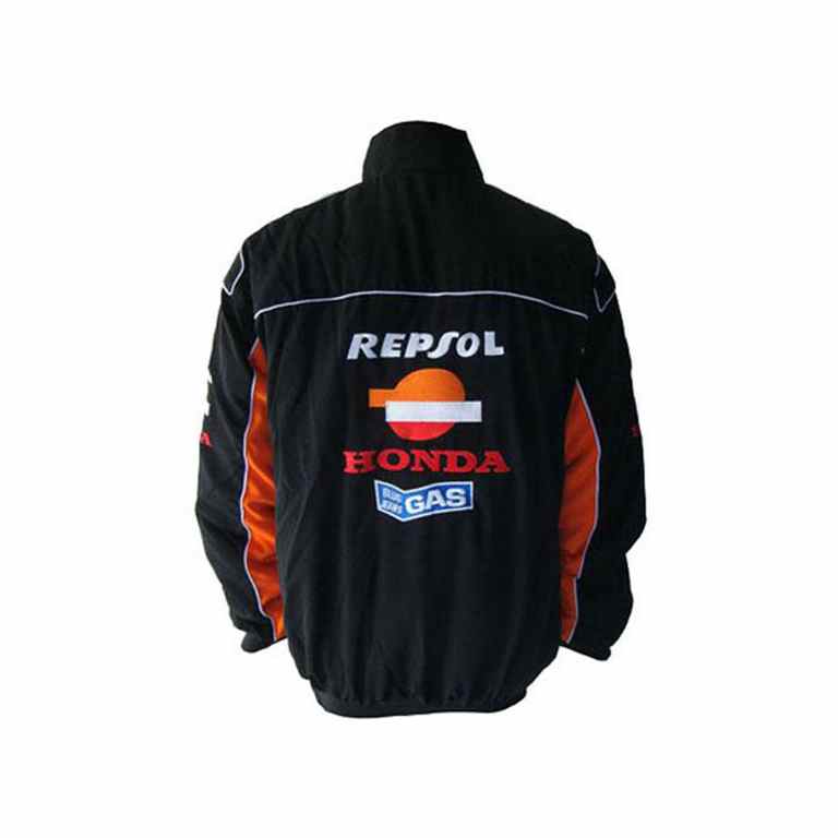 Honda Repsol Racing Jacket Black with Orange