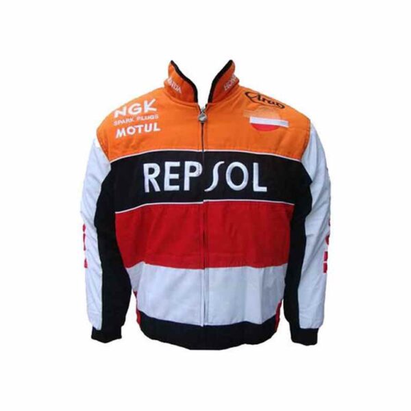 Honda Repsol Black & white Racing Jacket