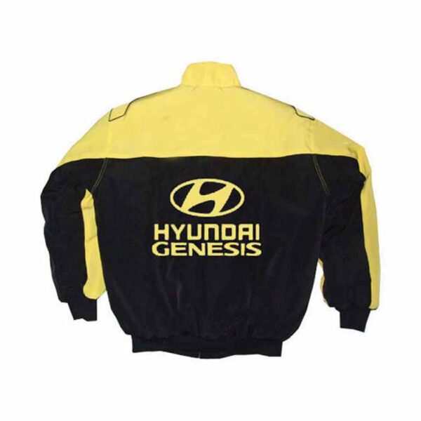 Hyundai Genesis Racing Jacket Yellow and Black