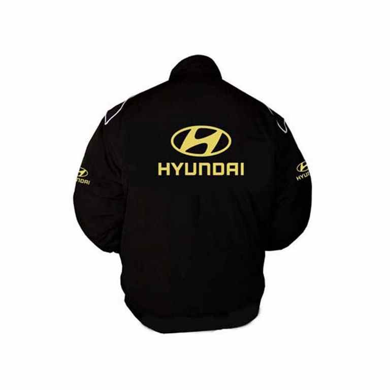 Hyundai Racing Jacket Black back