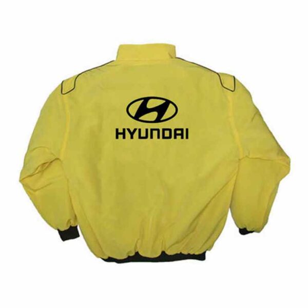 Hyundai Racing Jacket Yellow