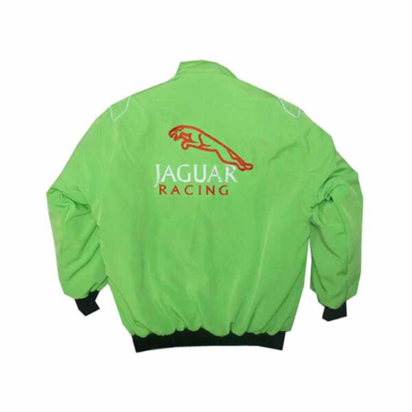 Jaguar Light Green Racing Jacket