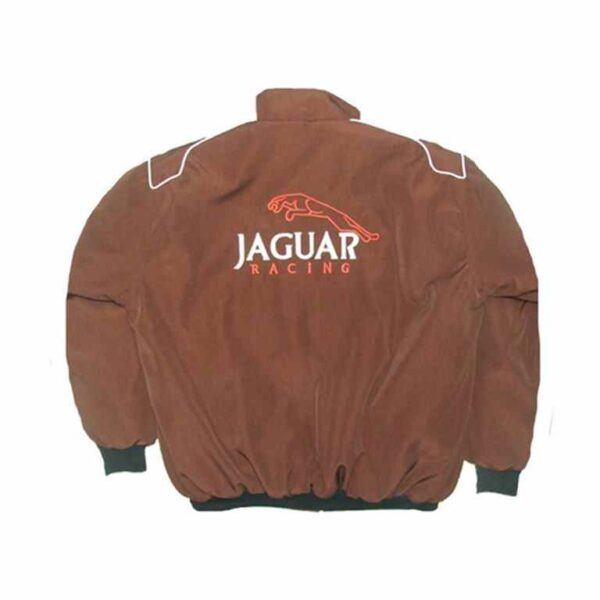 Jaguar Racing Jacket Brown back