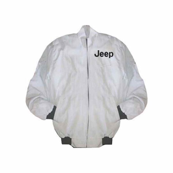 Jeep Racing Jacket White