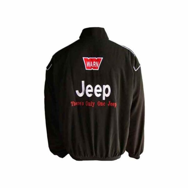 Jeep Racing Team Black Jacket back