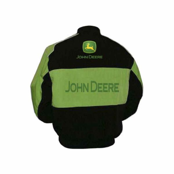 John Deere New Logo Racing Jacket Black and Green