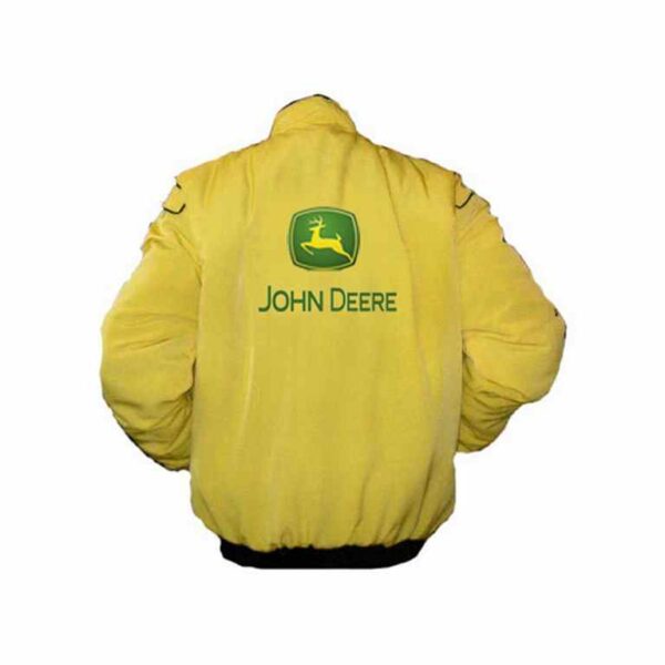 John Deere Snowmobiles Racing Jacket Yellow